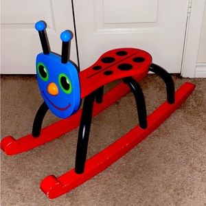 Wooden Ladybug Children Rocker